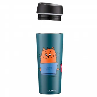 Cana termos Ardesto AR2645CG, 0,45L, Albastru