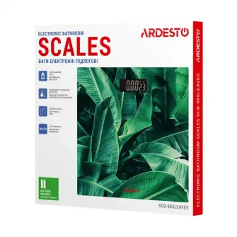 Cantar de podea Ardesto SCB-965LEAVES, Verde