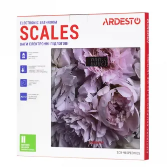 Cantar de podea Ardesto SCB-965PEONIES, Roz
