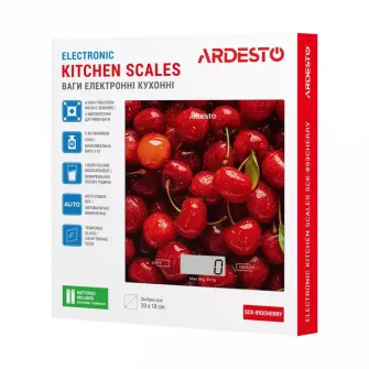 Cantar electronic de bucatarie Ardesto SCK-893, Cireasa