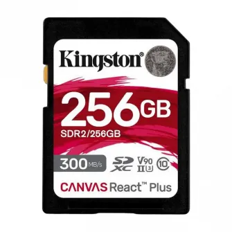 Карта памяти Kingston Canvas React Plus, 256Гб (SDR2/256GB)