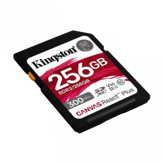 Карта памяти Kingston Canvas React Plus, 256Гб (SDR2/256GB)