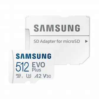 Карта памяти Samsung EVO Plus MicroSDXC, 512Гб (MB-MC512SA/KR)