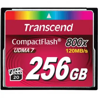 Карта памяти Transcend CompactFlash 800, 256Гб (TS256GCF800)