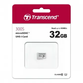 Карта памяти Transcend microSDHC Class 10, 32Гб (TS32GUSD300S)
