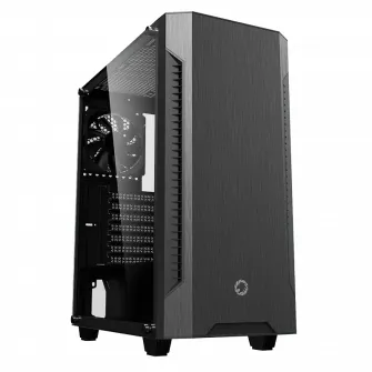 Компьютерный корпус Gamemax Fortress TG, Midi-Tower, Без блока питания, Чёрный
