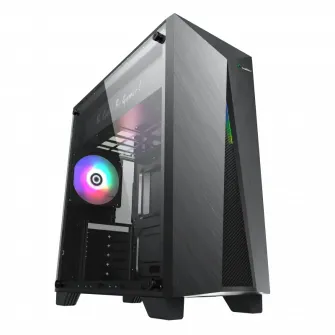 Компьютерный корпус Gamemax Nova N6, Midi-Tower, Без блока питания, Чёрный