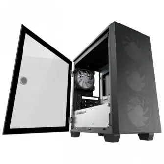 Компьютерный корпус Gamemax Aero Mini, Mini-Tower, Без блока питания, Чёрный