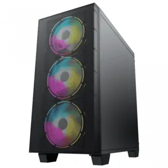 Компьютерный корпус Gamemax Aero Mini, Mini-Tower, Без блока питания, Чёрный