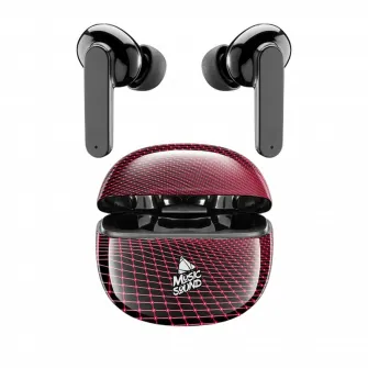 Casti Cellularline Music Sound Fantasy in ear, Negru/Rosu