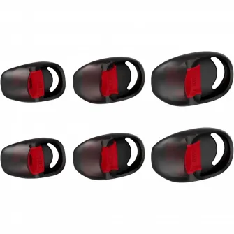 Casti gaming HyperX Cloud Buds, Fara fir, Negru/Rosu