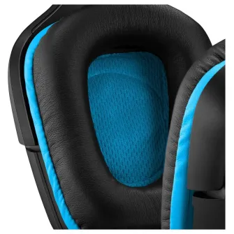 Casti gaming Logitech G432, surround 7.1, multiplatforma, Negru