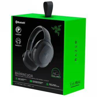 Casti gaming RAZER Barracuda, Bluetooth/USB, Negru