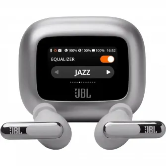 Casti JBL LIVE Beam 3, Argintiu