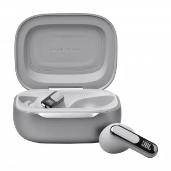 Casti JBL LIVE Beam 3, Argintiu