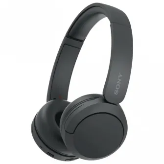 Casti On Ear Sony WH-CH520B, Wireless, Bluetooth, Microfon, Multipoint connection, Quick Charge, Autonomie 50 ore, Negru