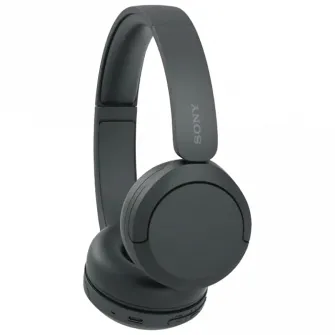 Casti On Ear Sony WH-CH520B, Wireless, Bluetooth, Microfon, Multipoint connection, Quick Charge, Autonomie 50 ore, Negru
