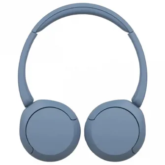 Casti On Ear Sony WH-CH520L, Wireless, Bluetooth, Microfon, Multipoint connection, Quick Charge, Autonomie 50 ore, Albastru