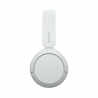 Casti On Ear Sony WH-CH520W, Wireless, Bluetooth, Microfon, Multipoint connection, Quick Charge, Autonomie 50 ore, Alb