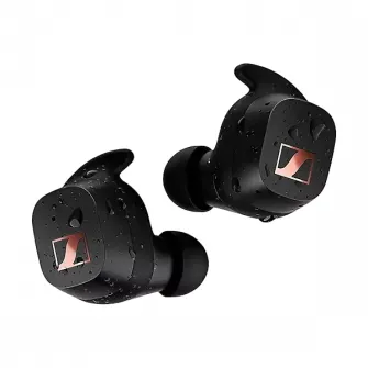 Casti pentru sport Sennheiser CX True Wireless Sport, Fara fir, Negru