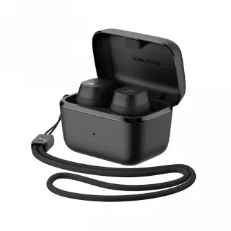 Casti pentru sport Sennheiser CX True Wireless Sport, Fara fir, Negru