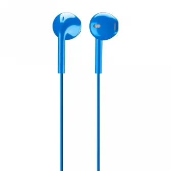 Casti pentru telefoane mobile Cellularline Live, Cu fir, Albastru