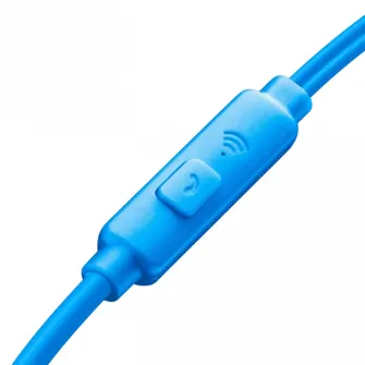 Casti pentru telefoane mobile Cellularline Live, Cu fir, Albastru