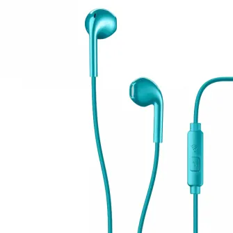 Casti pentru telefoane mobile Cellularline Live, Cu fir, Verde