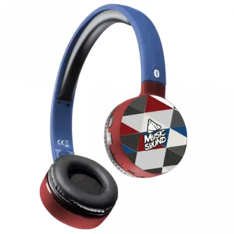 Casti pentru telefoane mobile Cellularline Music Sound, Wireless, Multicolor