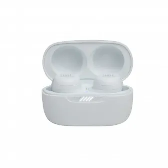 Casti pentru telefoane mobile JBL LIVE Free NC+, Fara fir, Alb