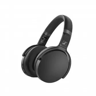 Casti pentru telefoane mobile Sennheiser HD 450BT, Fara fir/Cu fir, Negru