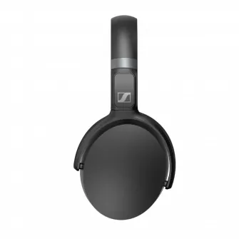 Casti pentru telefoane mobile Sennheiser HD 450BT, Fara fir/Cu fir, Negru