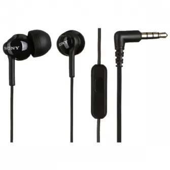 Casti pentru telefoane mobile SONY MDR-EX110AP, Cu fir, Negru