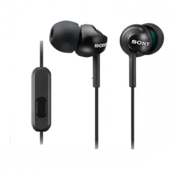 Casti pentru telefoane mobile SONY MDR-EX110AP, Cu fir, Negru