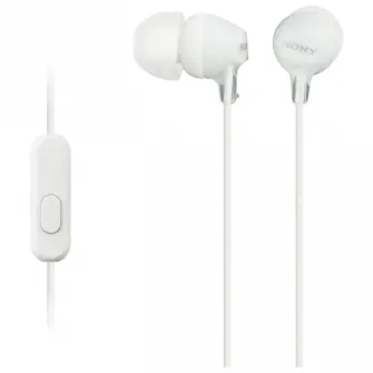 Casti pentru telefoane mobile SONY MDR-EX15AP, Cu fir, Alb