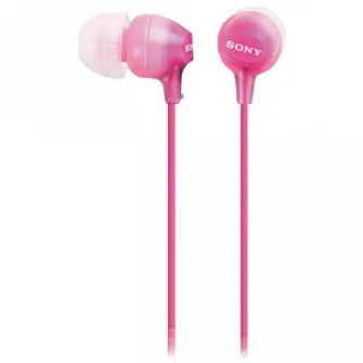 Casti pentru telefoane mobile SONY MDR-EX15AP, Cu fir, Roz