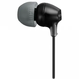 Casti pentru telefoane mobile SONY MDR-EX15LP, Cu fir, Negru