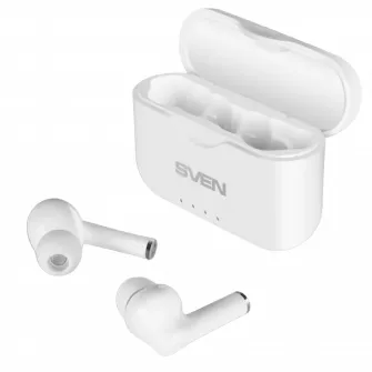 Casti pentru telefoane mobile SVEN E-701BT, Fara fir, Alb