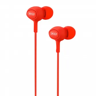 Casti pentru telefoane mobile XO S6, Cu fir, Rosu