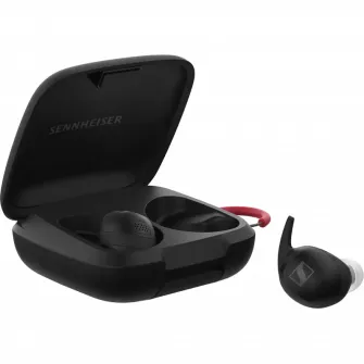 Casti Sennheiser Momentum Sport TWS, Negru