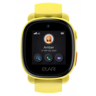 Ceas pentru copii Elari KidPhone 4G Lite, Galben