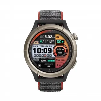 Ceas Sport/Antrenament Xiaomi Amazfit Cheetah Pro, 22mm, Negru