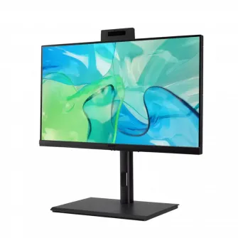 Computer All-in-One Acer Veriton VZ4724GT, 23,8'', Intel Core i5-11400, 16GB/512GB, Fara SO, Negru