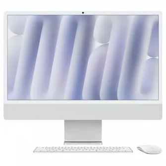 Computer All-in-One Apple iMac A3137, 24'', M4 with 10-core CPU and 10-core GPU, 24GB/512GB, macOS Sequoia, Argintiu