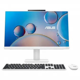 Computer All-in-One ASUS A5402, 23,8'', Intel Core 5 120U, 16GB/512GB, Fara SO, Alb