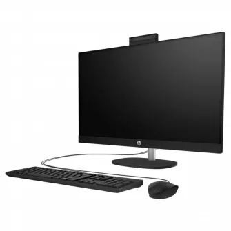 Computer All-in-One HP 27-cr1005ci, 27'', Intel Core Ultra 7 155U, 16GB/1024GB, FreeDOS, Negru