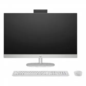 Computer All-in-One HP 27-cr1031ci, 27'', Intel Core Ultra 7 155U, 16GB/512GB, FreeDOS, Shell White