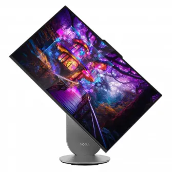 Computer All-in-One Lenovo Yoga 27IAH10, 27'', Intel Core Ultra 5 125H, 16GB/1024GB, Windows 11 Pro, Luna Grey