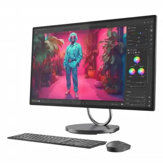 Computer All-in-One Lenovo Yoga 32ILL10, 31,5'', Intel Core Ultra 7 258V, 32GB/1024GB, Windows 11 Pro, Storm Grey