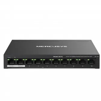Comutator PoE MERCUSYS MS110P, 8x IEEE 802.3af/at
